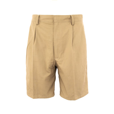 Italian Military Khaki Shorts Zipper Fly
