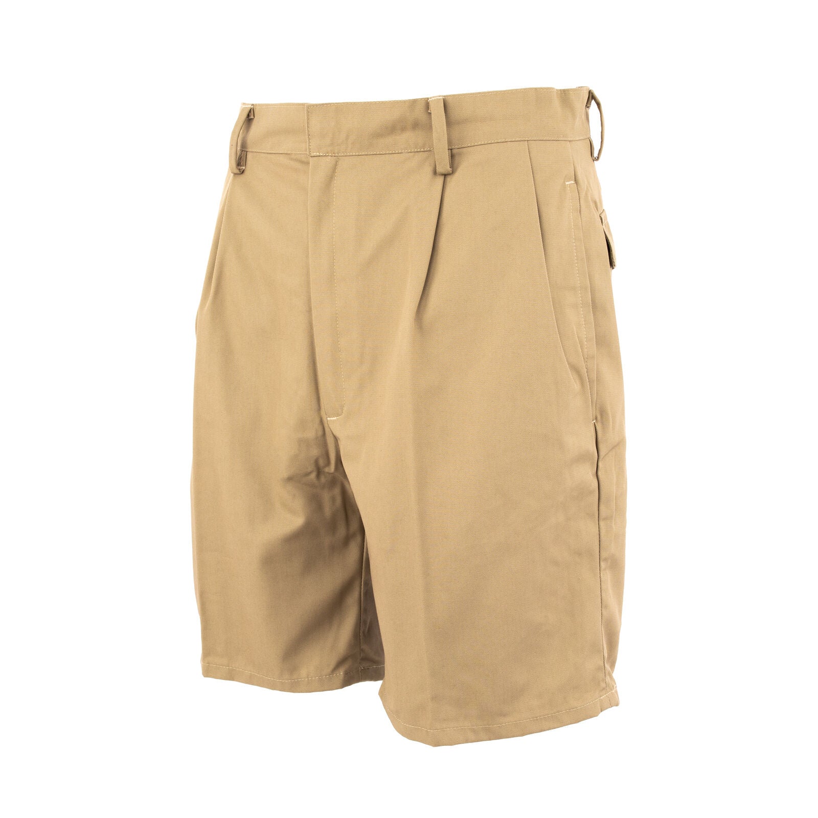 Italian Military Khaki Shorts Zipper Fly