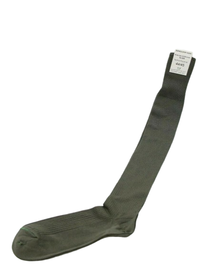 Pair of NEW French Cotton Military Boot Socks Large Green