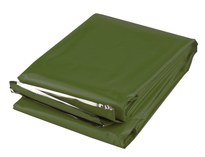 Heavy Duty Emergency Aluminized Blanket Available in Green or Orange