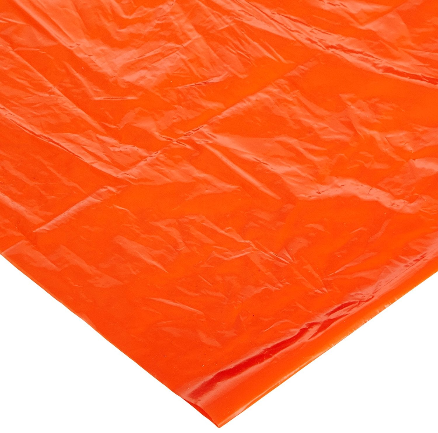 Emergency Orange Tube Tent measuring 8.25" X 6'