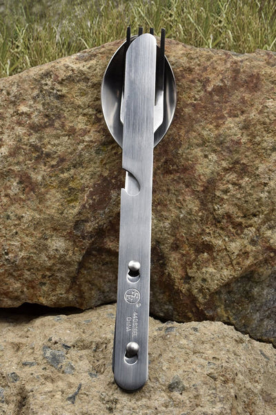 4-in-1 Eating Utensil Set Fork Knife Spoon Can Opener