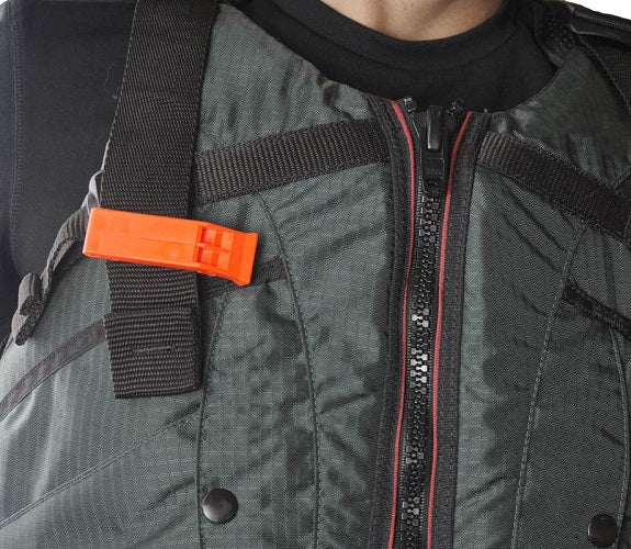 Orange Plastic Floating Whistle