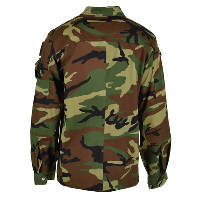 Unissued Italian Woodland Camo Military Shirt