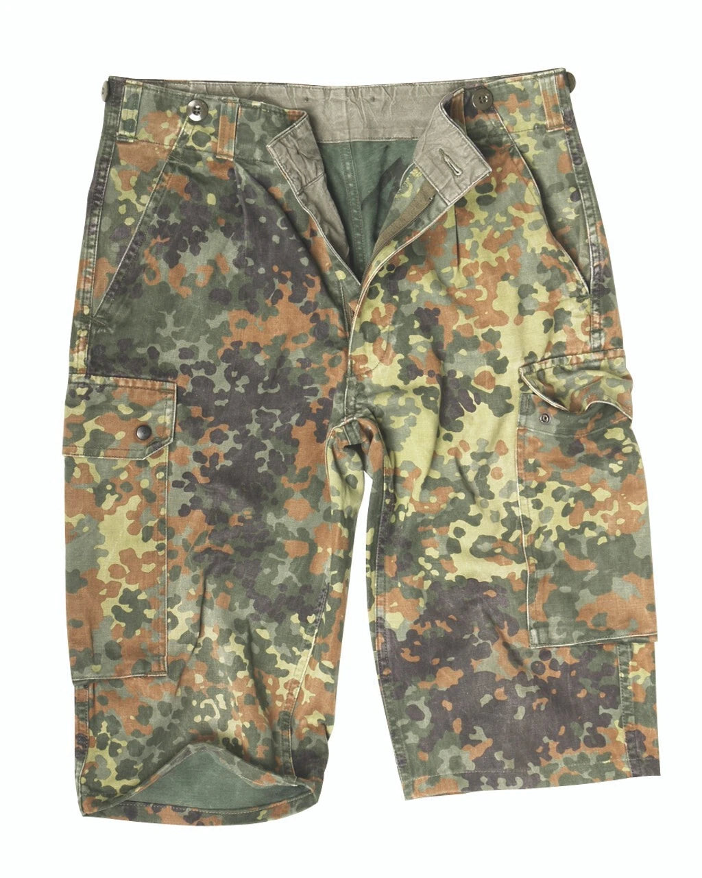 German Army Flecktarn Combat Bermuda Shorts