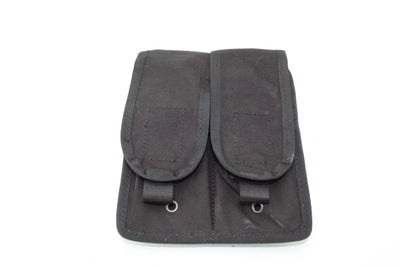 Italian Military Police Double Mag Nylon Pouch Black AR/M4