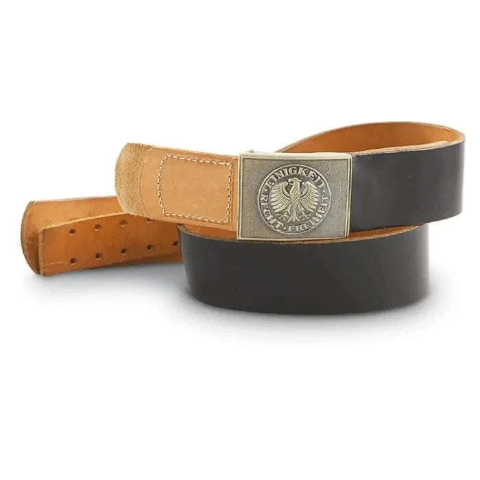 West German Army Leather Service Belt