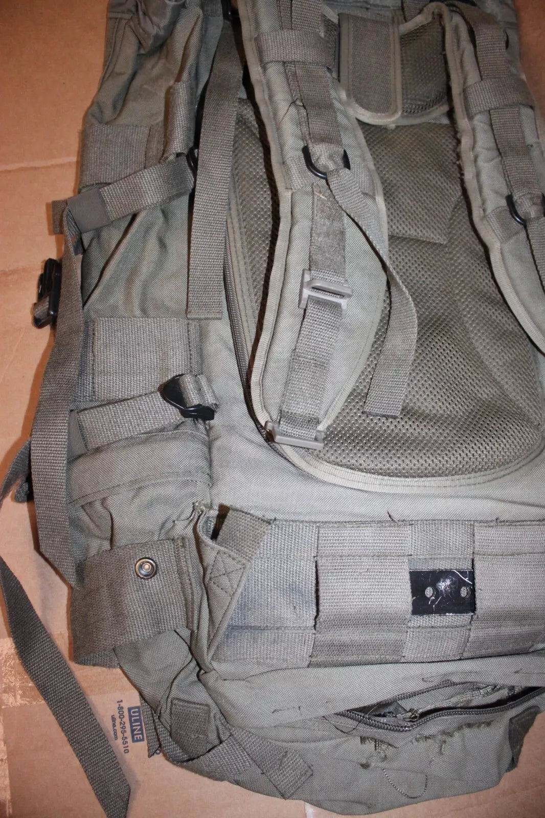 Austrian Military Alpine Backpack- One Working Shoulder Strap No Lid