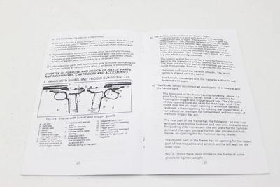 Makarov Pistol Operator's Manual 9mm