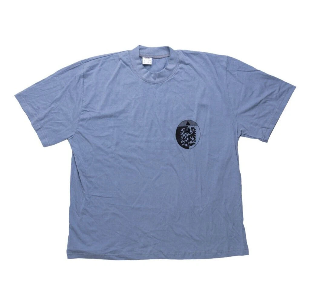 Blue Czech Army Vintage PT T-Shirt