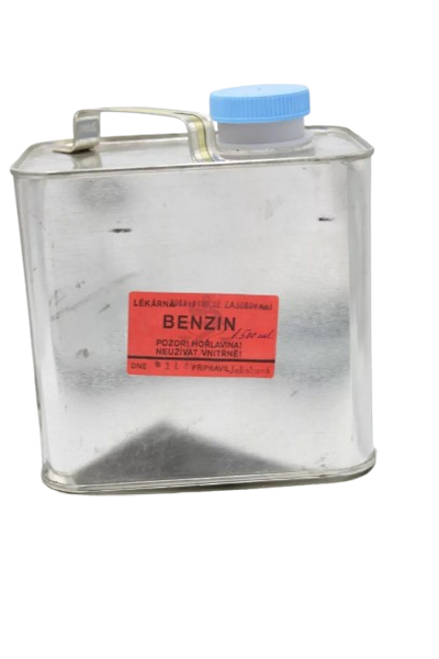 Vintage Surplus Fuel Can 2 Liter Stainless Steel