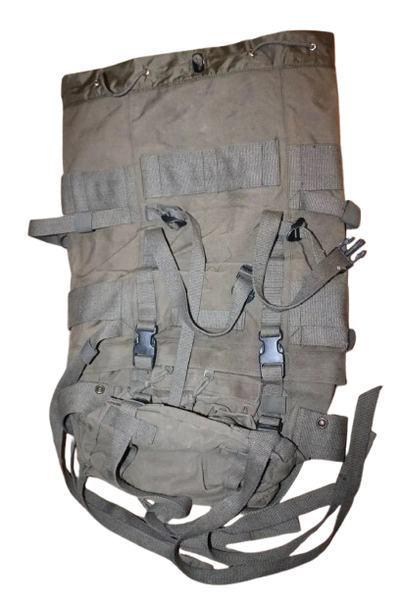 Austrian Military Alpine Backpack- One Working Shoulder Strap No Lid