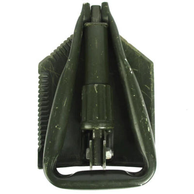 German Military Tri-fold Shovel w/ Flecktarn Case