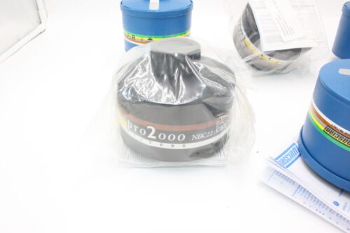 (6) Military Gas Mask Filter 40mm NATO NBC