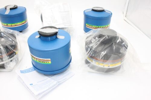 (6) Military Gas Mask Filter 40mm NATO NBC