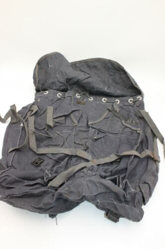 Military Italian Large Vintage Canvas Rucksack Backpack