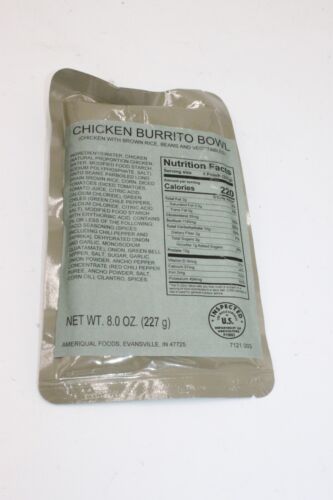 MRE Entree Emergency Food- Various Menus