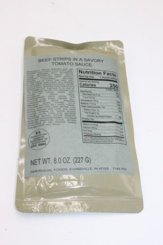 MRE Entree Emergency Food- Various Menus