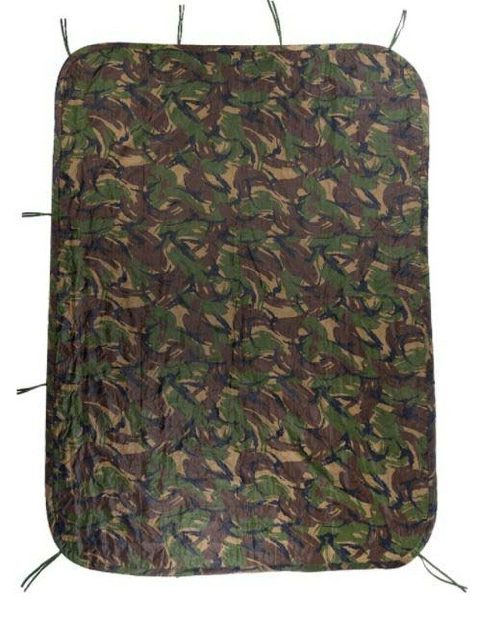 Dutch Military Issue Poncho Liner Wet Cold Weather DPM Camouflage Blanket Woobie