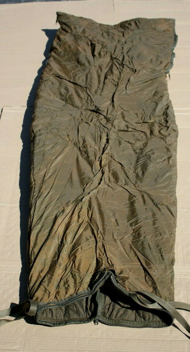 Used Netherlands Dutch Military Army Hooded Sleeping Bag Camping Hiking - DSB10