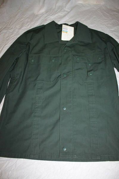 German Military Firmen NR 524 Button Zipper Shirt ZOLL Officer Green Euro 50