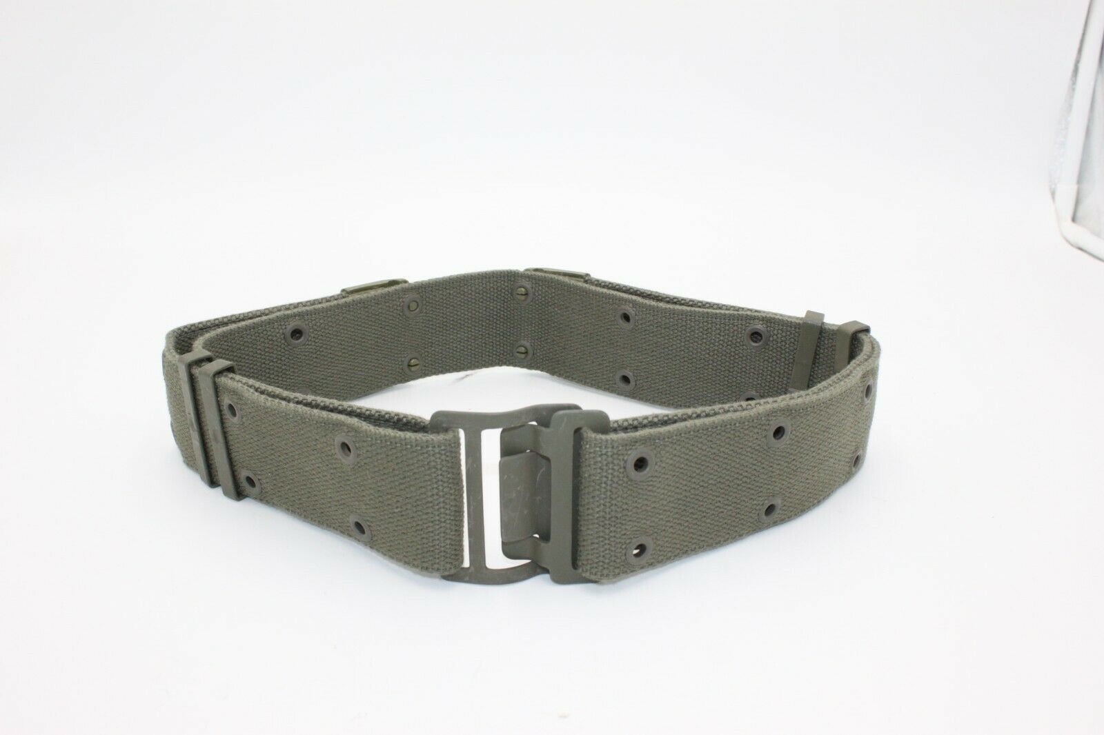 French Army Web Gear Belt Combat Field Famas Old Stock Military OD Green NEW