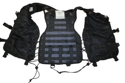 German Military Tactical Vest Molle Modular Gear Defense Combat Assault Black EU