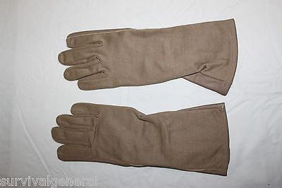 Military Style Pilot Nomex Flight Gloves Sand Fire Resistant Tactical Leather 11