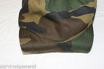 NEW Italian Italy Army Field BDU Hat Cap Geen Woodland Camo Men's Medium-Large