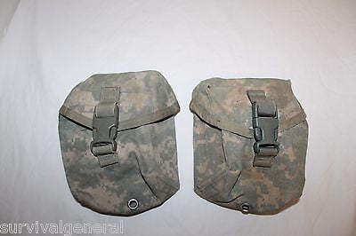 (2) Army IFAK Pouch Improved First Aid Kit Medical Pouch ACU Camo Military Molle