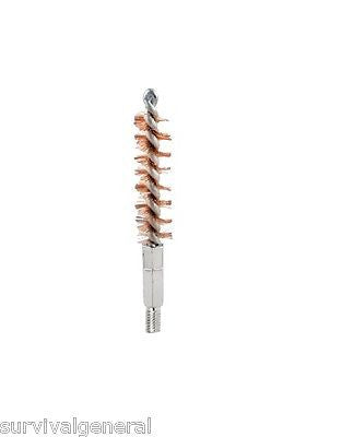 9mm Caliber Pistol Gun Cleaning Brush Phosphor Bronze 2 1/4" Aluminum Shaft