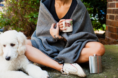 Military Style 2 lb. Gray Wool Blend Blanket