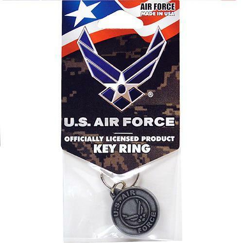 U.S. Air Force Keychain Key Ring Military USA Medals Emblem Officially License