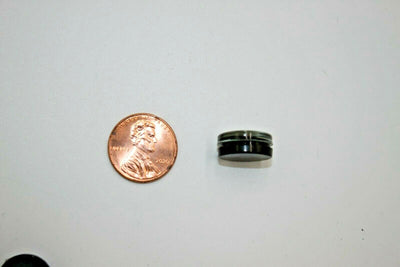 (5) Small 15 mm Survival Camping Pocket Button Compass Flat Back Oil Filled Liquid