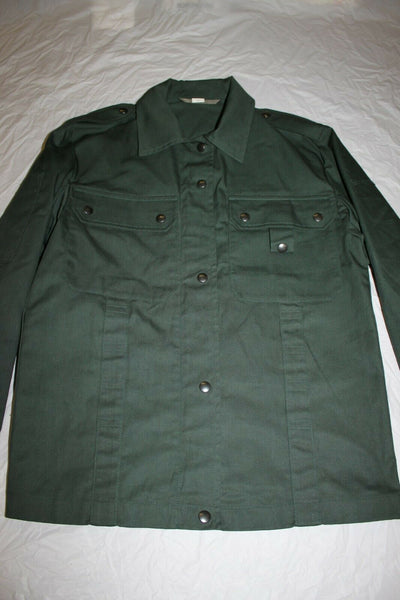 German Military Firmen NR 517 Button Zipper Shirt Ranger Officer Green Euro Top