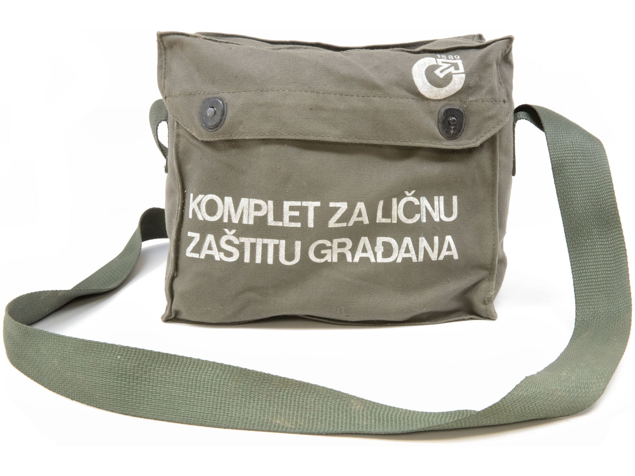 Serbian M1 Gas Mask Bag ONLY
