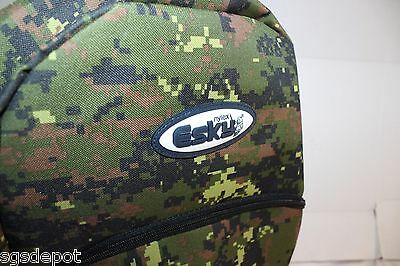 Neon Green Digital Camo Backpack ESKY 4 Pocket Military Style Bag