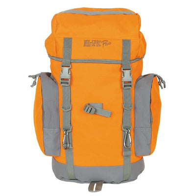 Mil-Spec Adventure Gear Mil-Pack 25 Liter Camping Survival Hiking Backpack Pack (Orange/Gray)