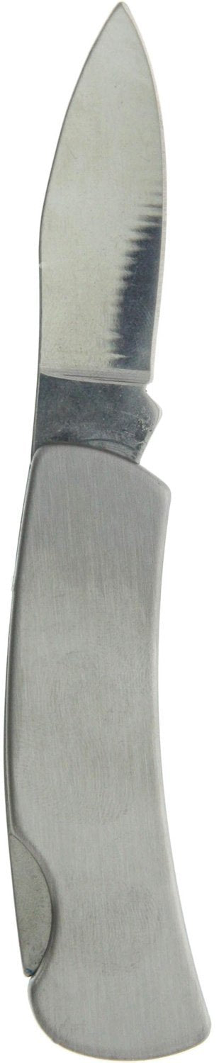 2-7/8" Stainless Steel Body Pocket Knife with Lock Back