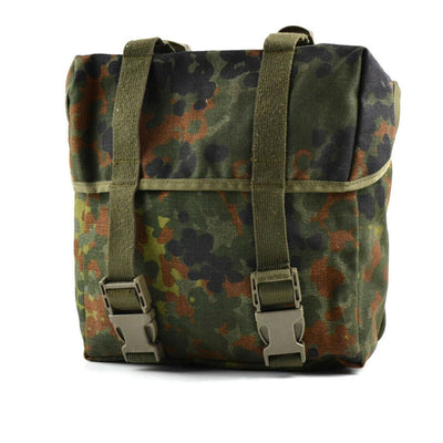 New German Army Flecktarn Camo Combat Bag Military Webbing Back Pack Surplus