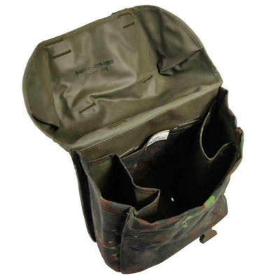 New German Army Flecktarn Camo Combat Bag Military Webbing Back Pack Surplus