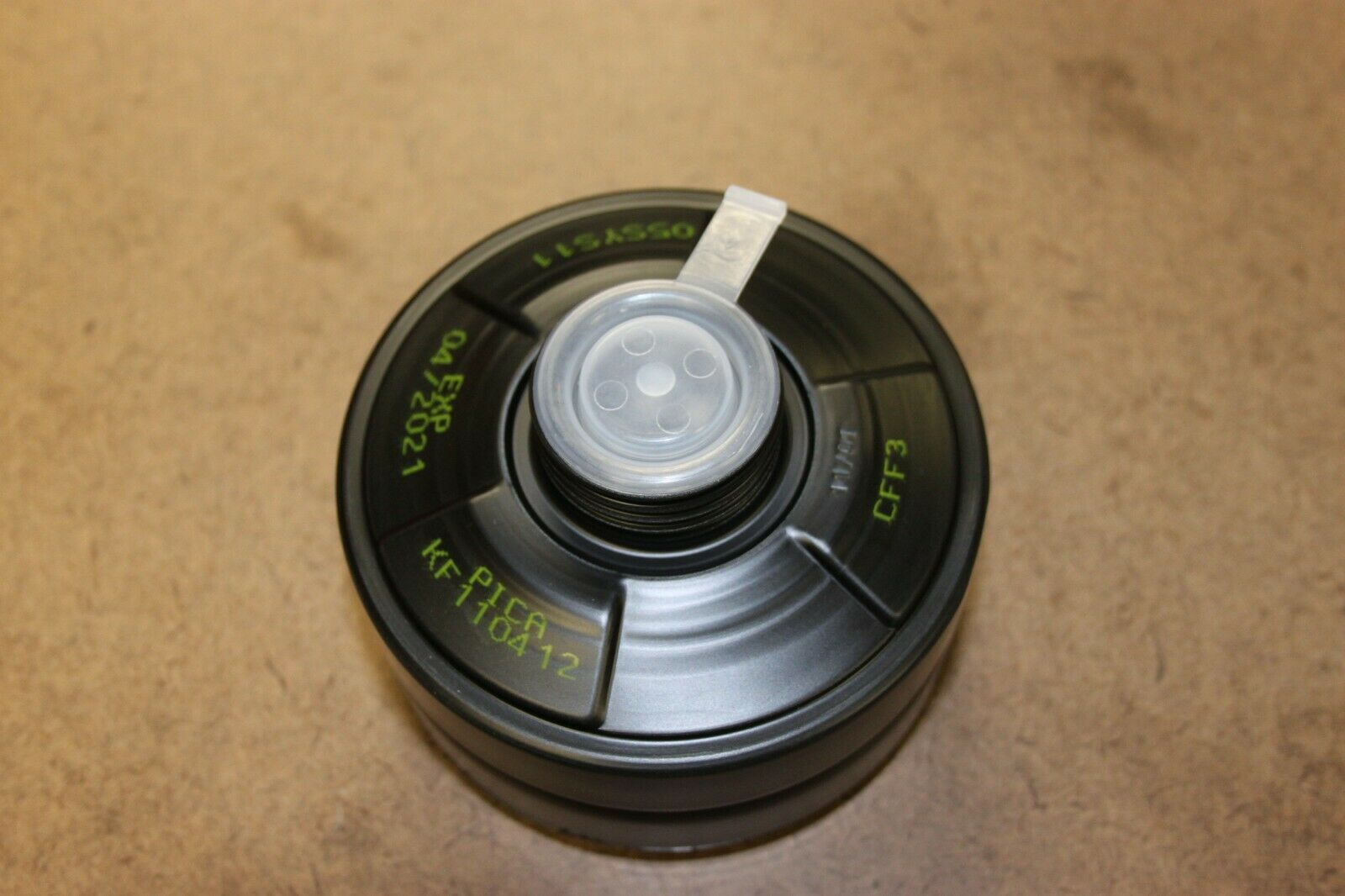 NEW Military Gas Mask Black Filters 40mm NATO fits Israeli MP5 Canister Exp 2021