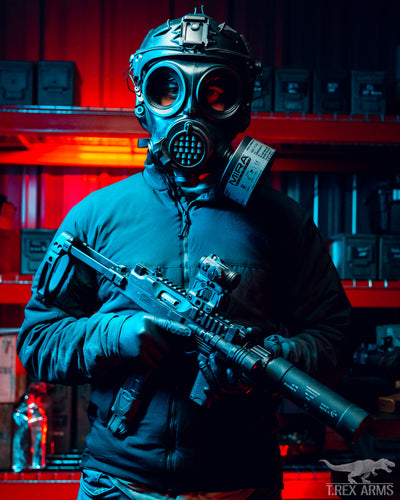 MIRA Safety CM-7M Military Gas Mask w/ Canteen - CBRN Protection Military Special Forces, Police Squads, and Rescue Teams