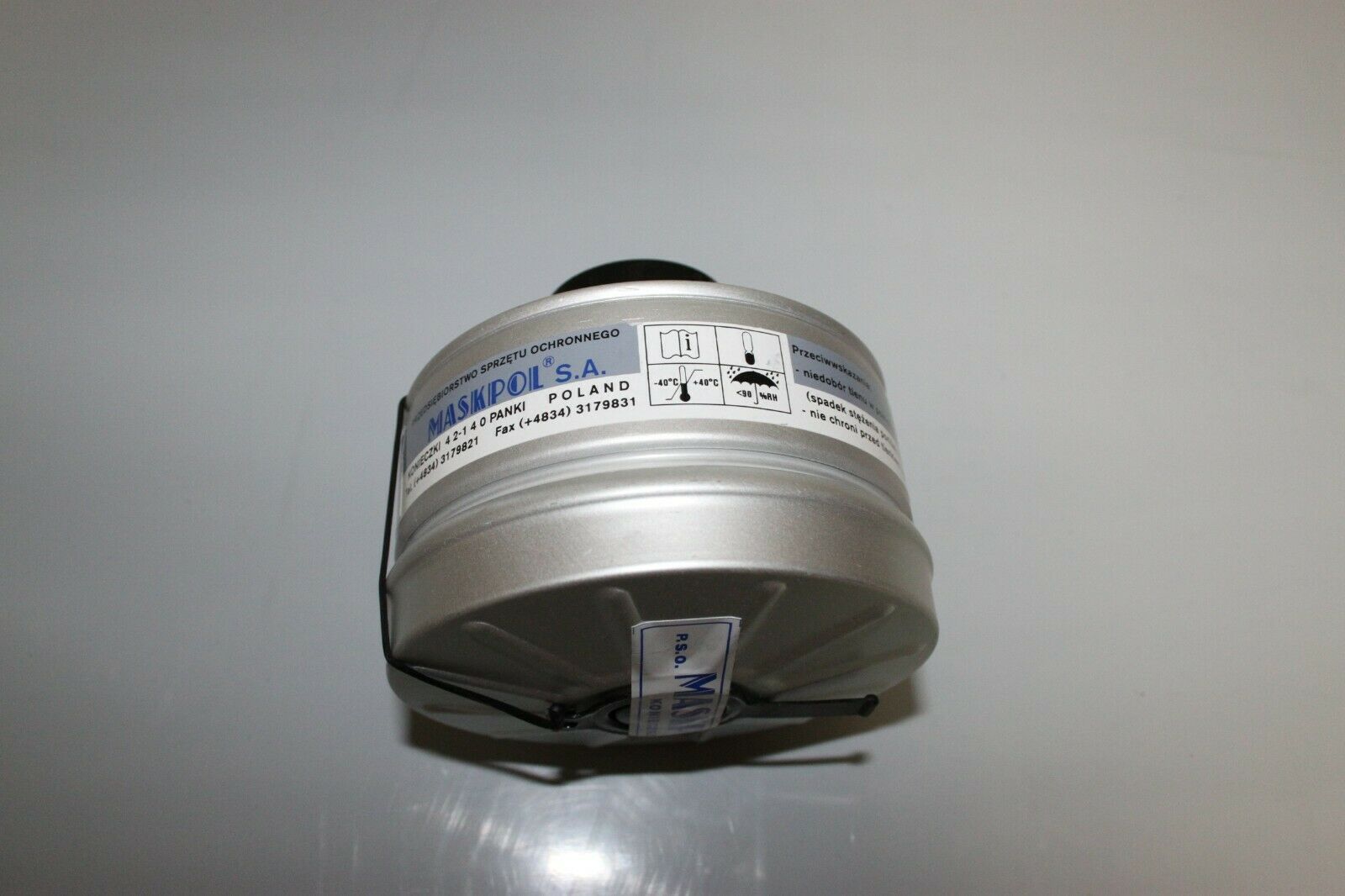 MASKPOL Gas Mask Filter 40mm Nato Filter for Israeli MP5 Respirator Canister NEW