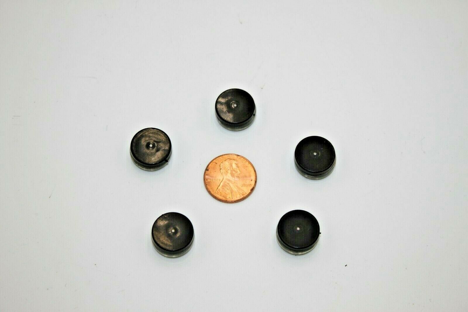 (5) Small 15 mm Survival Camping Pocket Button Compass Flat Back Oil Filled Liquid