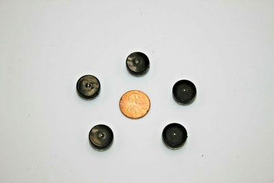 (5) Small 15 mm Survival Camping Pocket Button Compass Flat Back Oil Filled Liquid