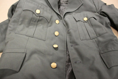 Military Swiss Gaberdine Wool/Poly Dress Jacket Officers French German Coat