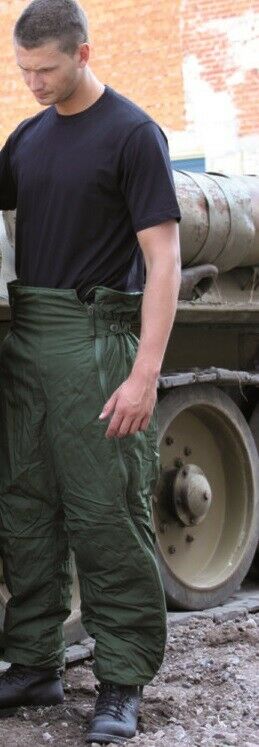 New Genuine Swedish Army Insulated Thermal M90 Pants Green Trousers Cold Weather