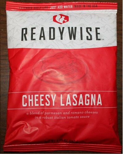 ReadyWise Cheesy Lasagna Freeze-Dried Food Exp 2045 4 Servings