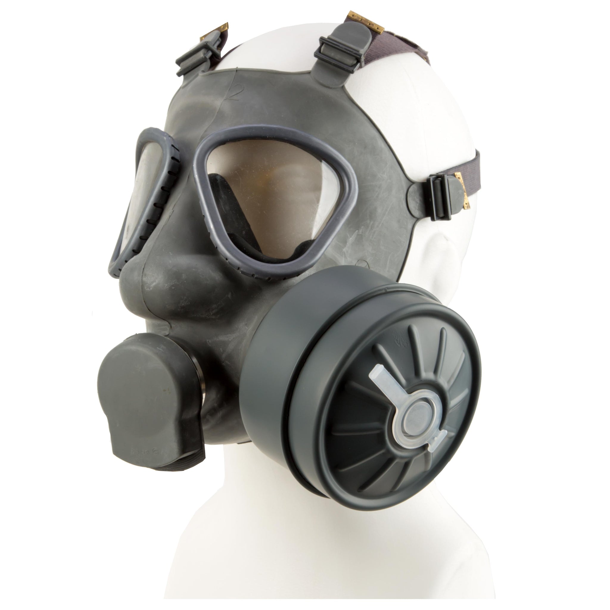 USED V2 Finnish Military M61 Gas Mask NBC w/60MM Filter SUOD 61